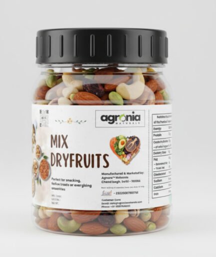 Agronia Naturals Mix Dry Fruits | Premium Almonds, Cashews, Pistachios, Raisins & Seeds