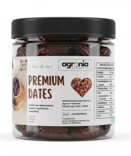 Agronia Naturals Premium Dates | 100% Natural Seedless Dates