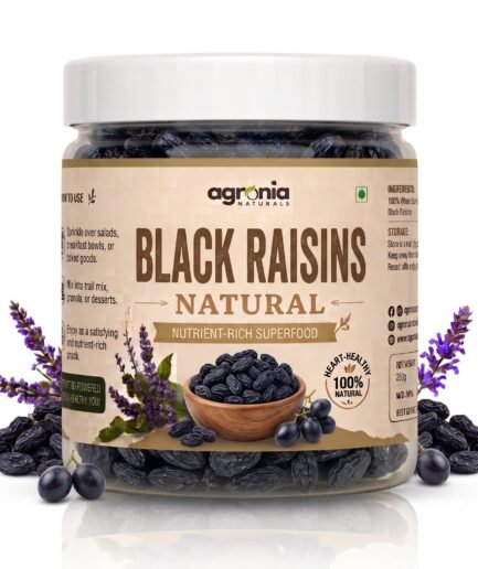 Agronia Naturals Black Raisins 250g